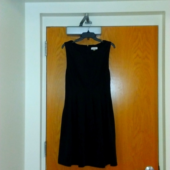 Calvin Klein, black, A-line, pleated dress, Size 12 - Picture 1 of 2